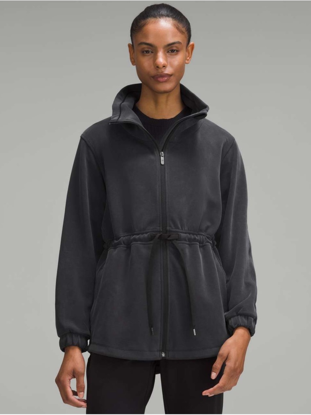 38. Lululemon Softstreme Cinch-Waist Jacket - Black